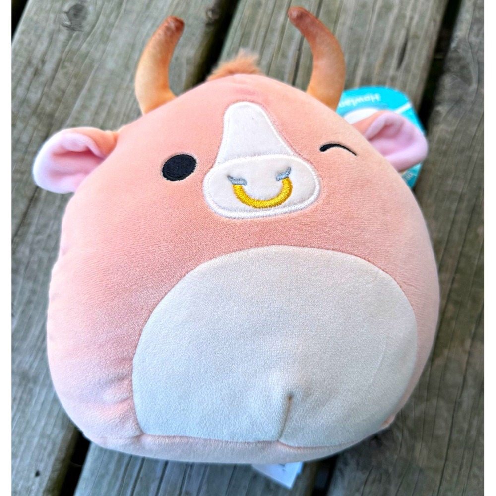 Squishmallows Howland Pink Cow Soft Plush Doll Jazwares SQCR06060
